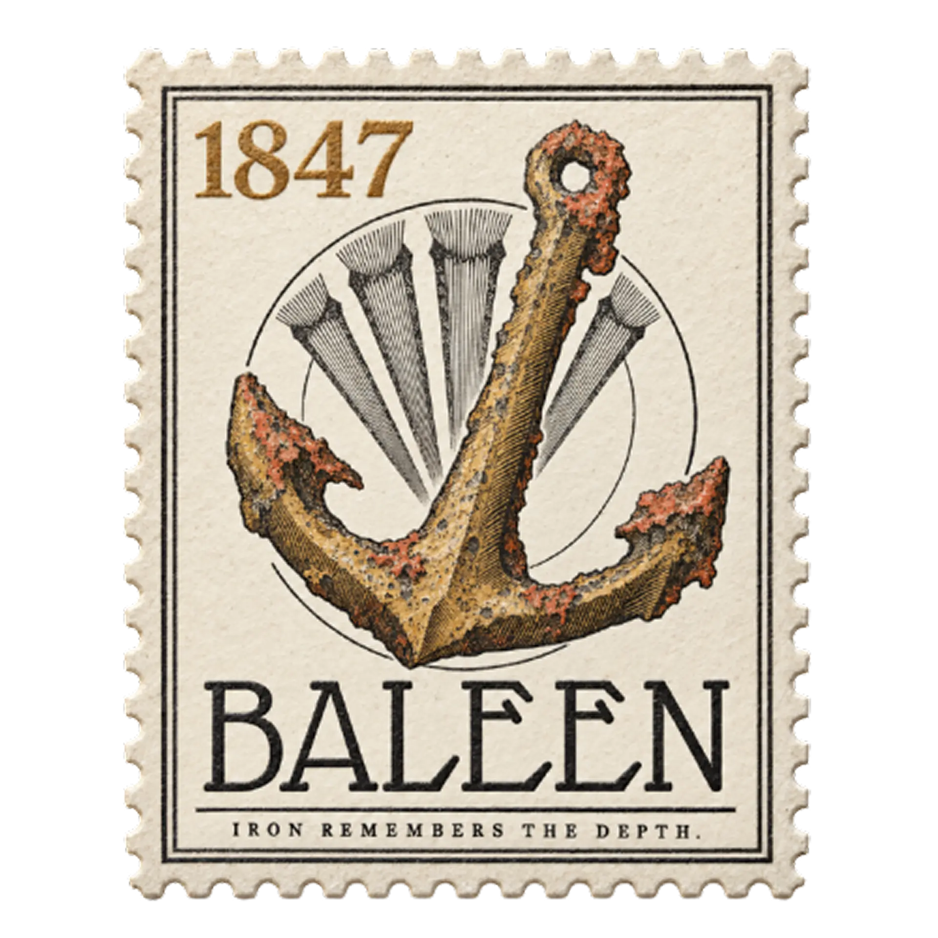 Anchor fragment specimen stamp